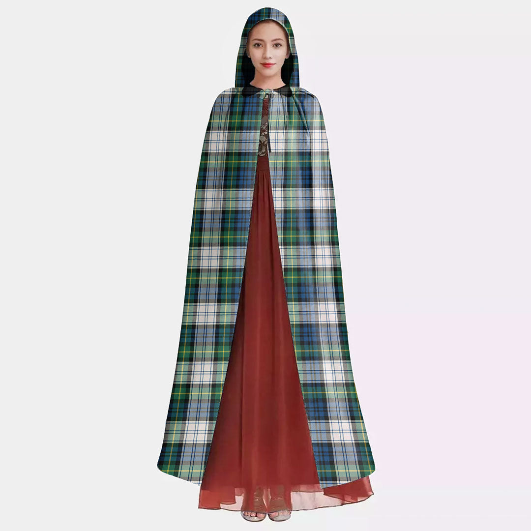 Gordon Dress Ancient Tartan Plaid Hooded Cloak