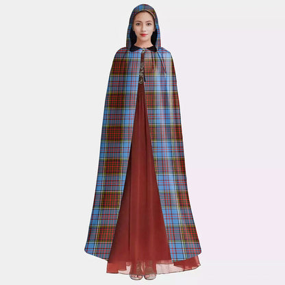 Anderson Modern Tartan Plaid Hooded Cloak