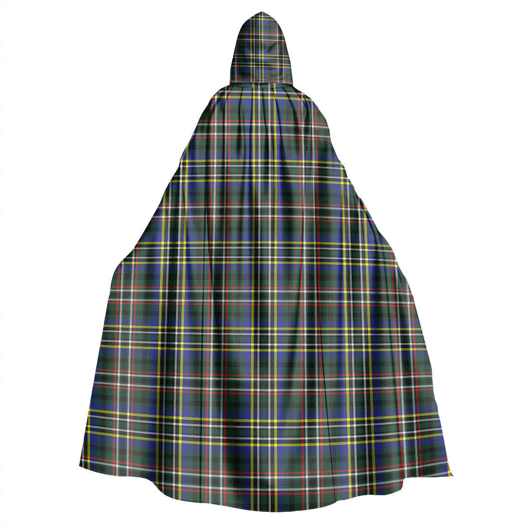 SCOTT GREEN MODERN Tartan Plaid Hooded Cloak