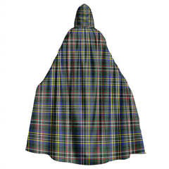 SCOTT GREEN MODERN Tartan Plaid Hooded Cloak