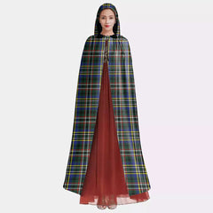 SCOTT GREEN MODERN Tartan Plaid Hooded Cloak