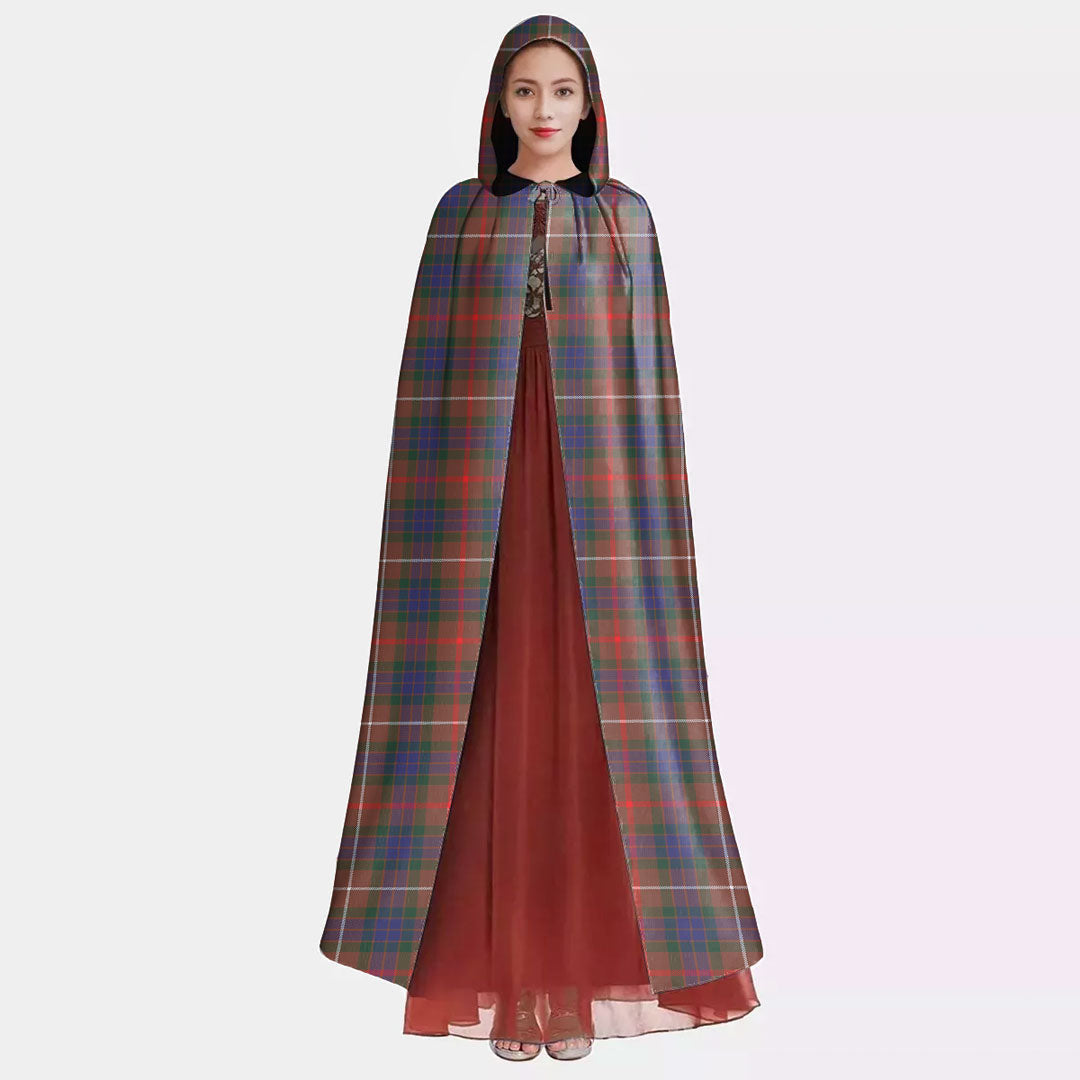 Fraser Hunting Modern Tartan Plaid Hooded Cloak