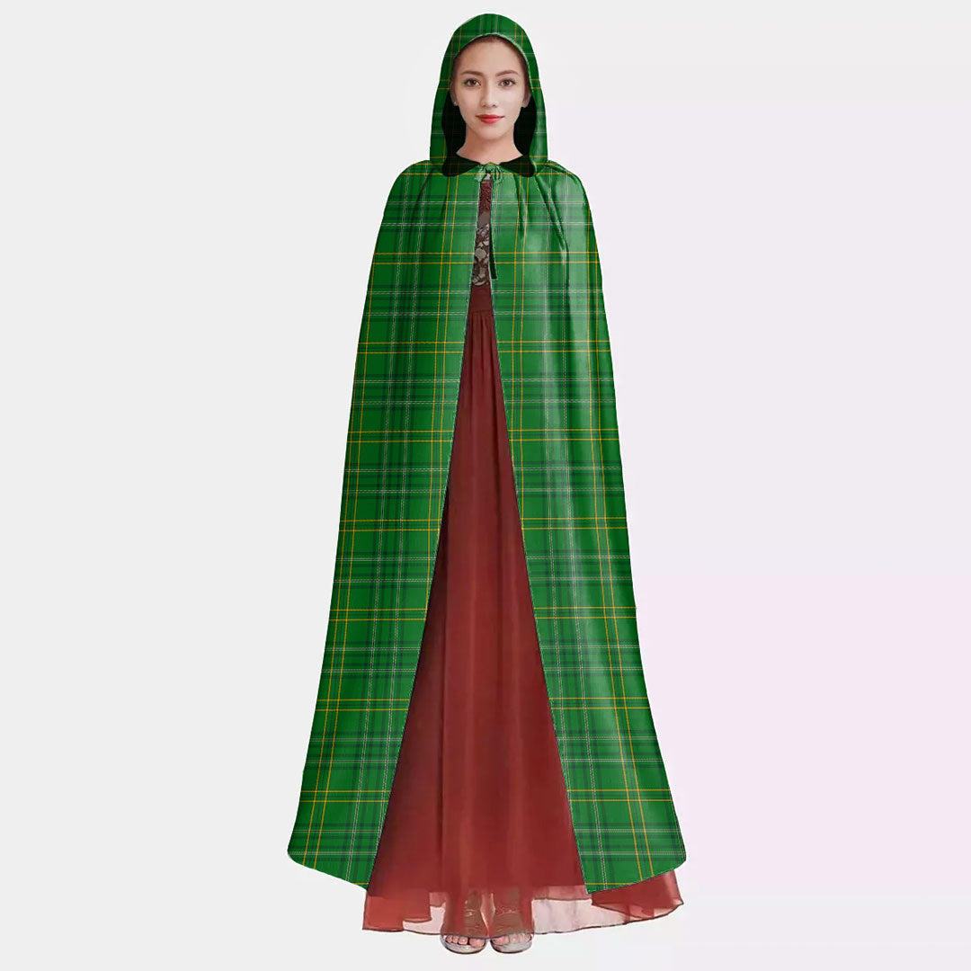 Wexford County Tartan Plaid Hooded Cloak