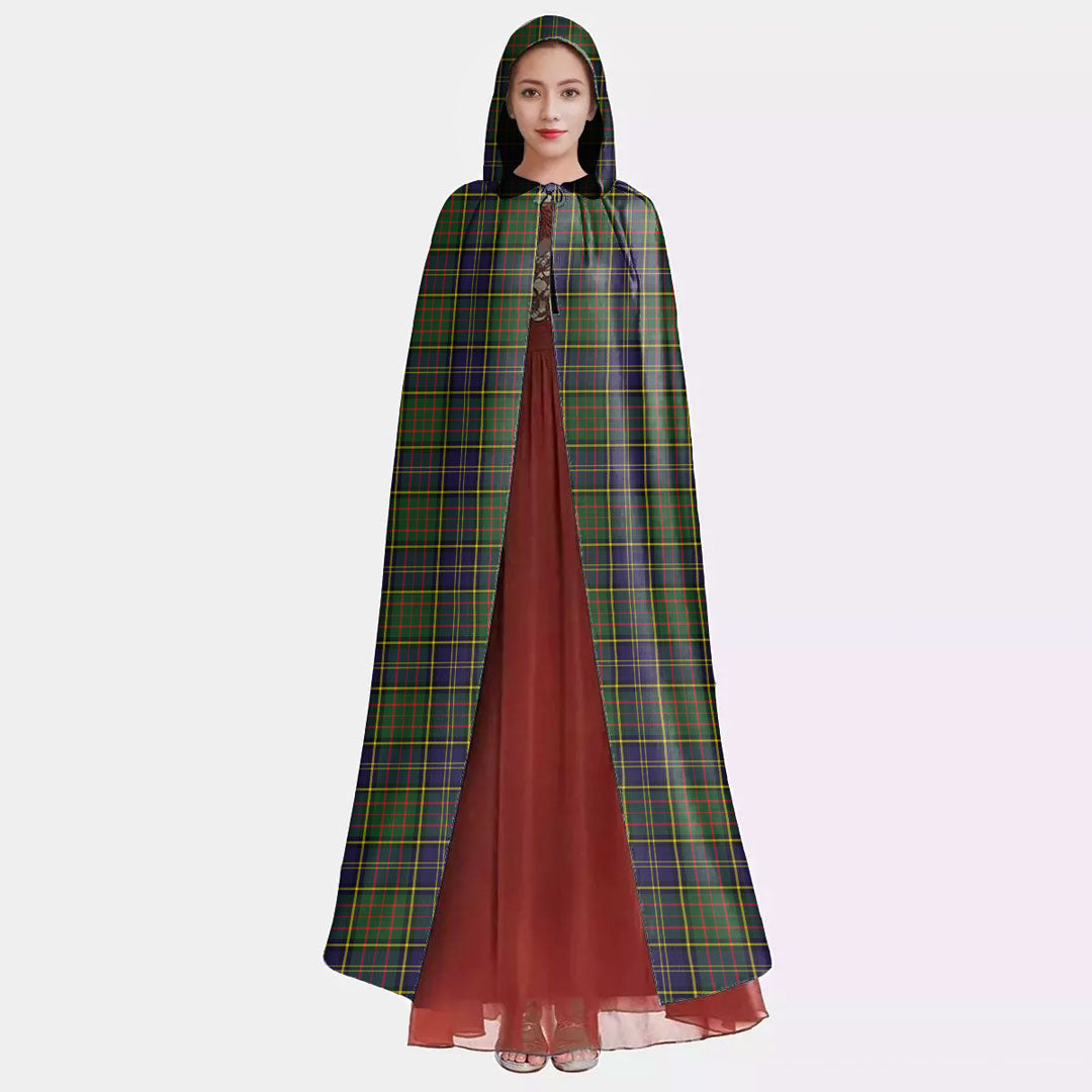 MacMillan Hunting Modern Tartan Plaid Hooded Cloak