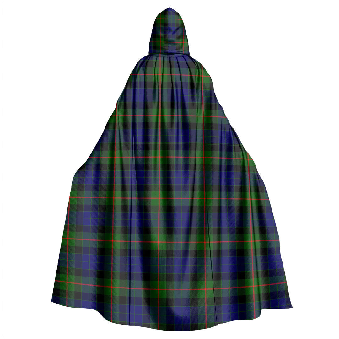 Gunn Modern Tartan Plaid Hooded Cloak