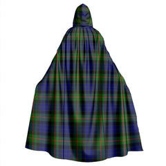 Gunn Modern Tartan Plaid Hooded Cloak