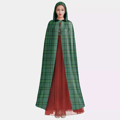 Ross Hunting Ancient Tartan Plaid Hooded Cloak