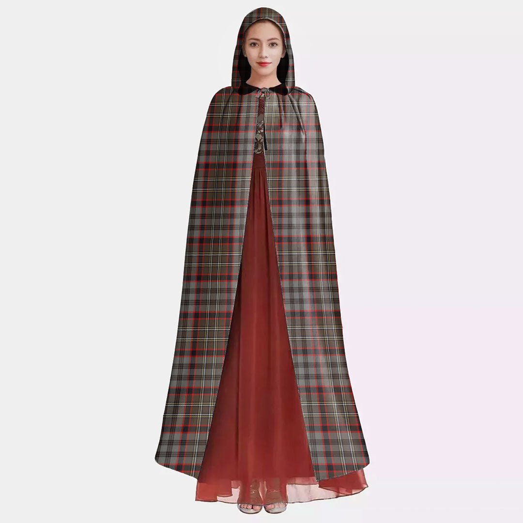 Nicolson Hunting Weathered Tartan Plaid Hooded Cloak