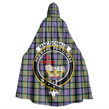 MacDonald Ancient Tartan Crest Hooded Cloak