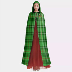 Galloway District Tartan Crest Hooded Cloak