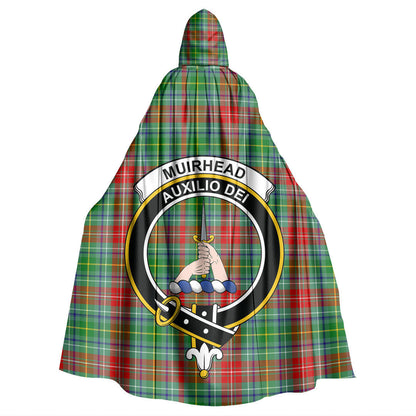 Muirhead Tartan Crest Hooded Cloak