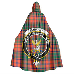 Stewart of Appin Ancient Tartan Crest Hooded Cloak