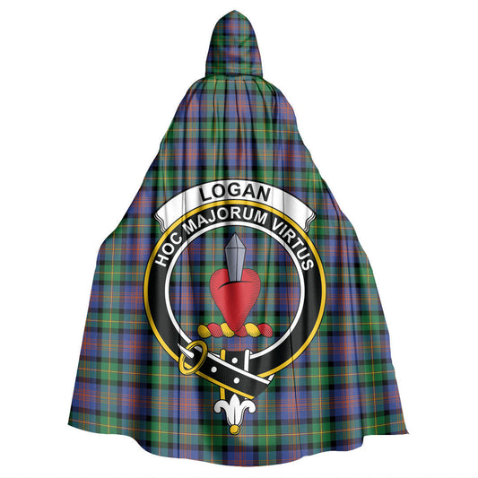 Logan Ancient Tartan Crest Hooded Cloak