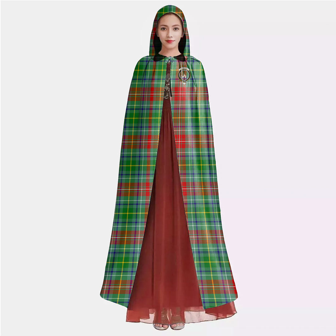 Muirhead Tartan Crest Hooded Cloak