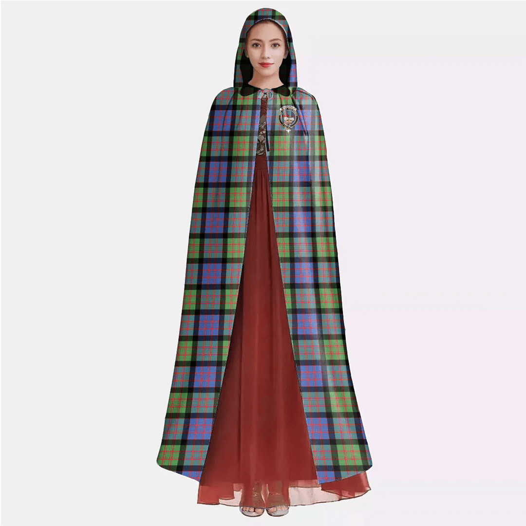 MacDonald Ancient Tartan Crest Hooded Cloak