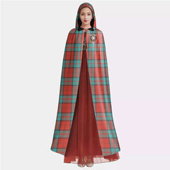 Dunbar Ancient Tartan Crest Hooded Cloak