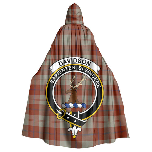 Davidson Dress Dancers Tartan Crest Hooded Cloak