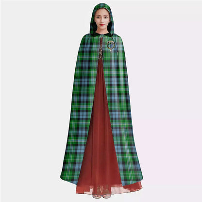 Arbuthnot Ancient Tartan Crest Hooded Cloak