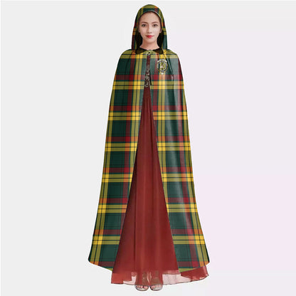 MacMillan Old Modern Tartan Crest Hooded Cloak