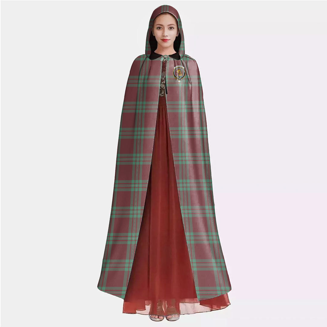 MacGregor Hunting Ancient Tartan Crest Hooded Cloak