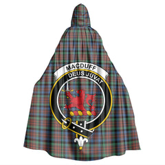 MacDuff Hunting Ancient Tartan Crest Hooded Cloak