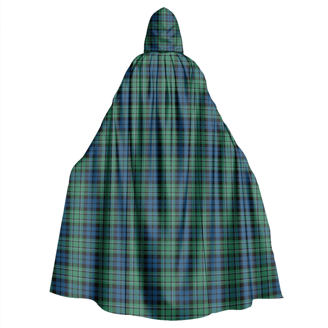 MacCallum Ancient Tartan Plaid Hooded Cloak