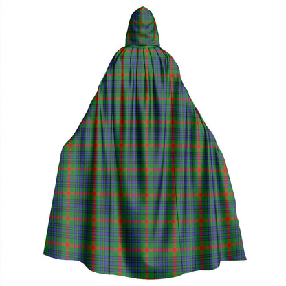 Aiton Tartan Plaid Hooded Cloak