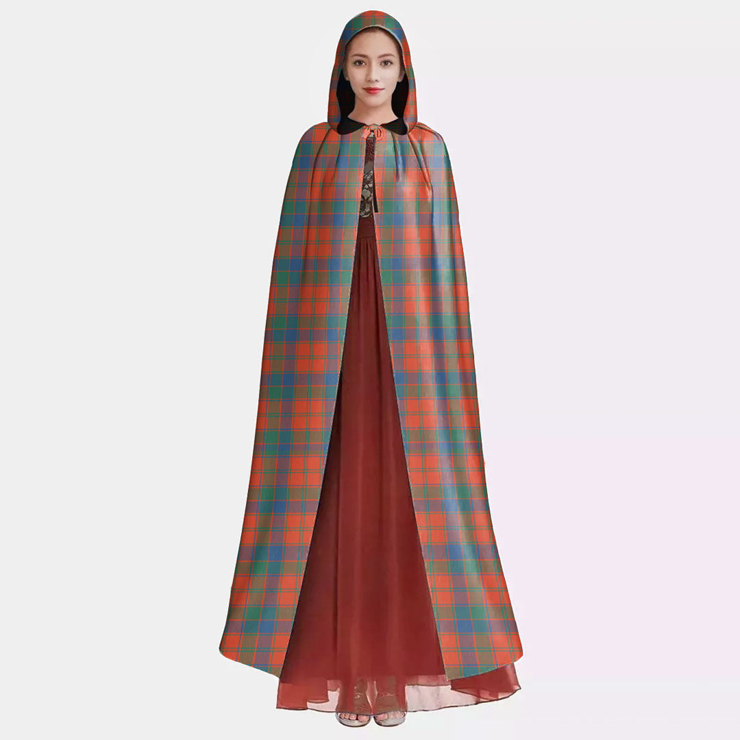 Robertson Ancient Tartan Plaid Hooded Cloak