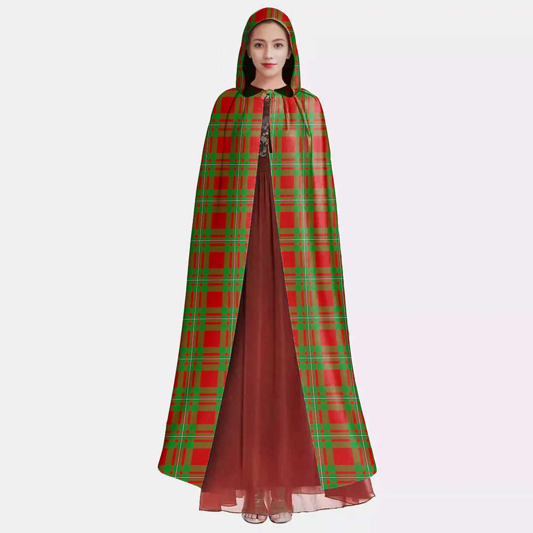 MacGregor Modern Tartan Plaid Hooded Cloak