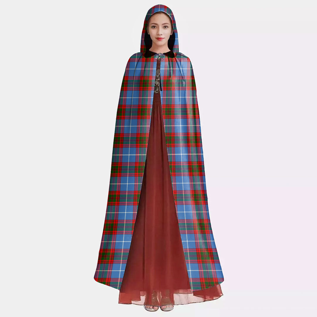 Edinburgh District Tartan Plaid Hooded Cloak