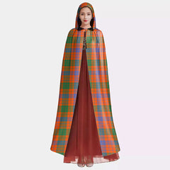 Ross Ancient Tartan Plaid Hooded Cloak