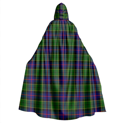 Forsyth Modern Tartan Plaid Hooded Cloak