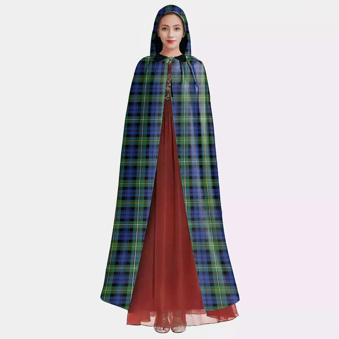 Campbell Argyll Ancient Tartan Plaid Hooded Cloak