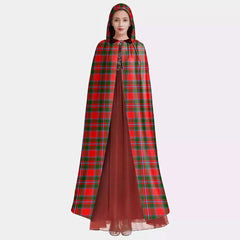 Spens Modern Tartan Plaid Hooded Cloak