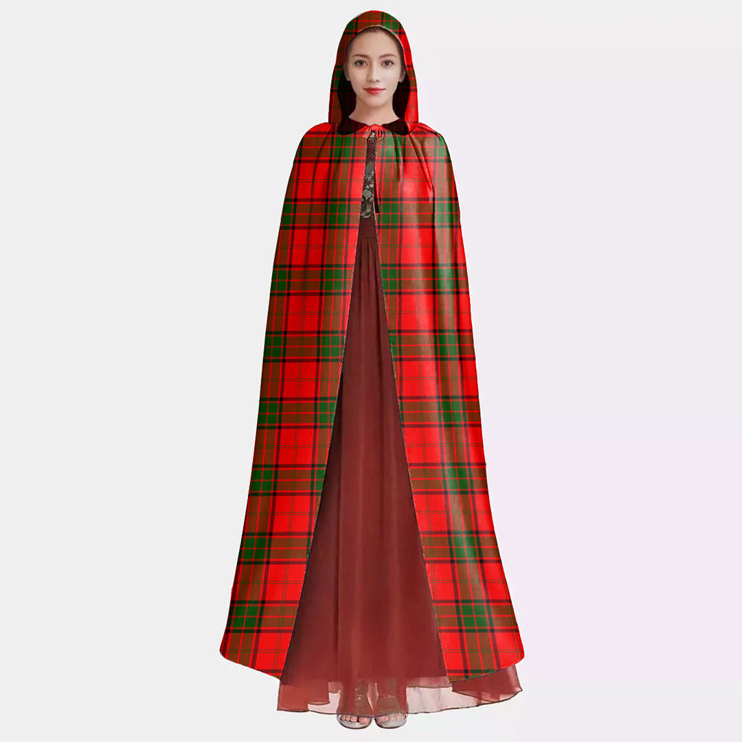 Maxwell Modern Tartan Plaid Hooded Cloak