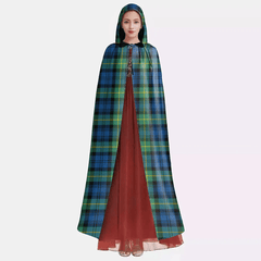 Gordon Ancient Tartan Plaid Hooded Cloak