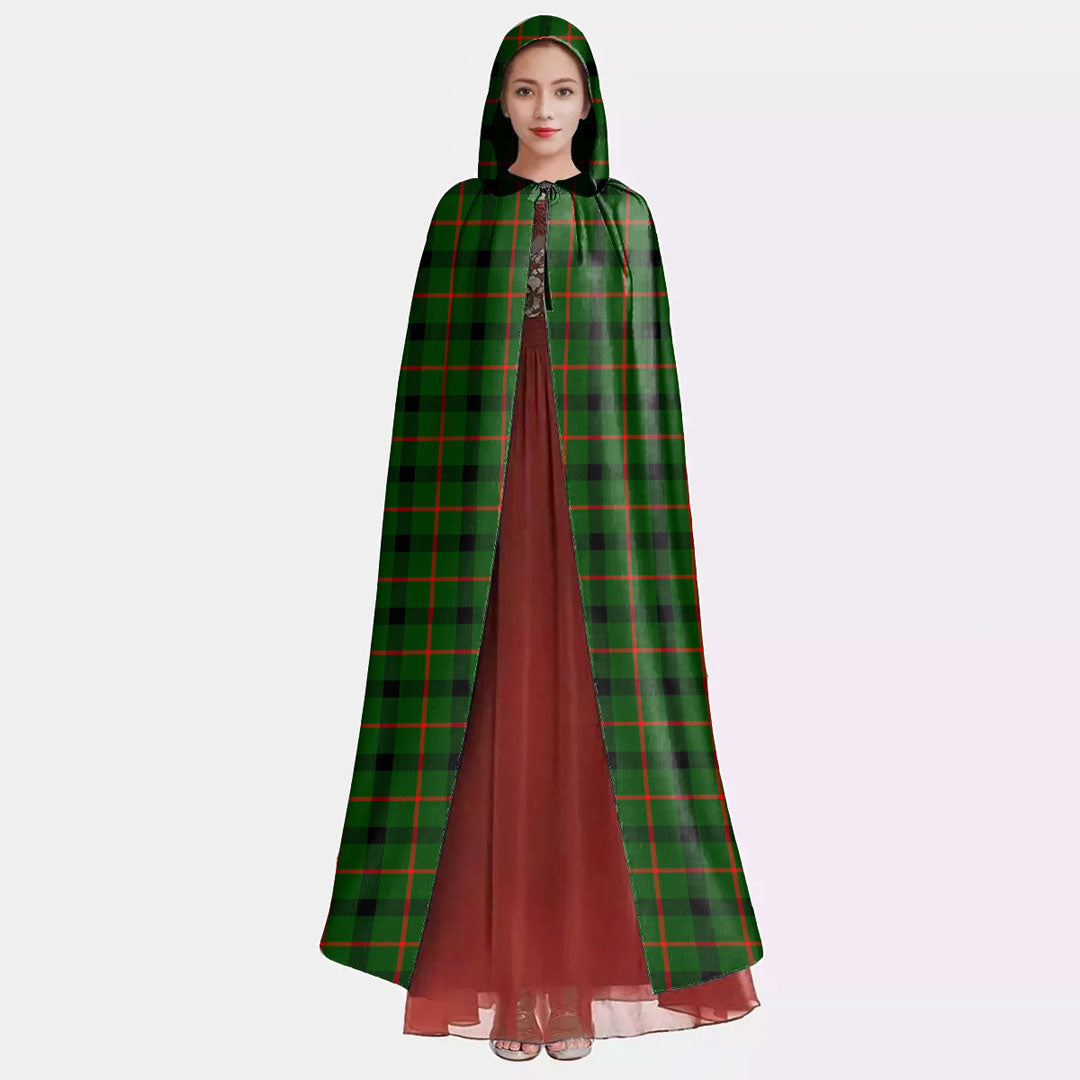 Kincaid Modern Tartan Plaid Hooded Cloak