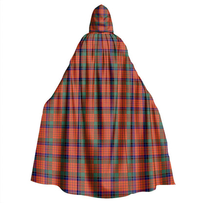 Nicolson Ancient Tartan Plaid Hooded Cloak