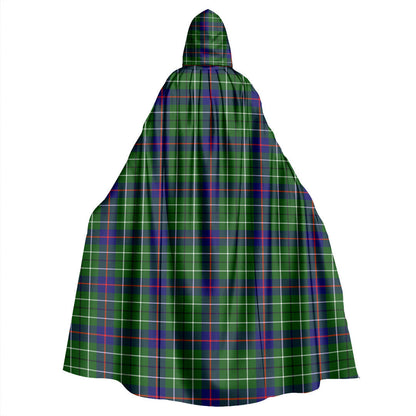 Duncan Modern Tartan Plaid Hooded Cloak