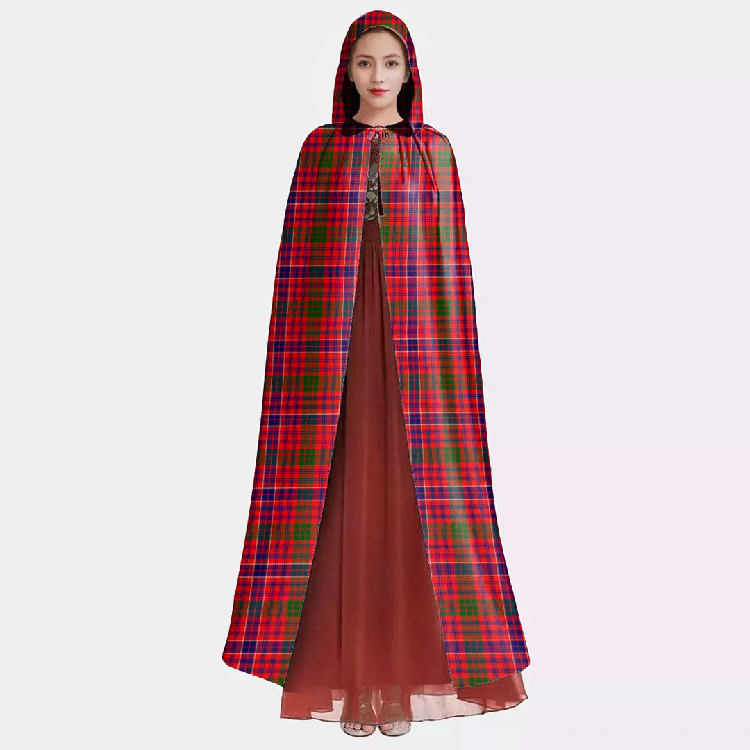 MacRae Modern Tartan Plaid Hooded Cloak