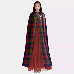 Tennant Tartan Crest Hooded Cloak