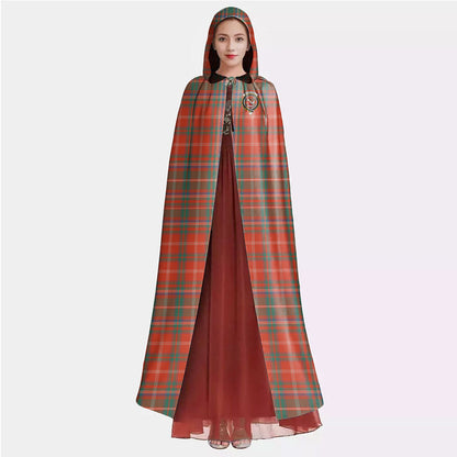 MacDougall Ancient Tartan Crest Hooded Cloak