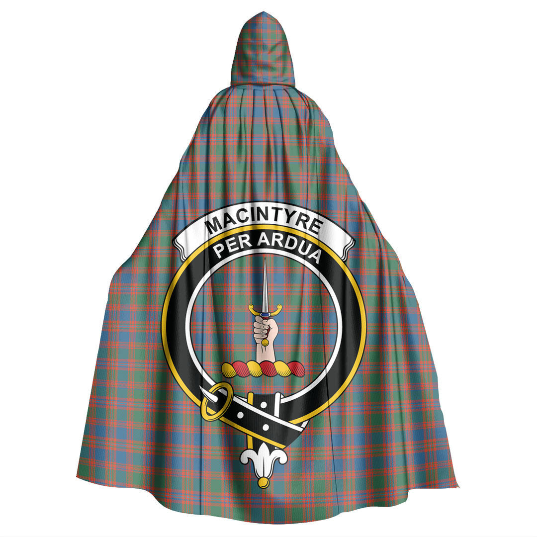 MacIntyre Ancient Tartan Crest Hooded Cloak