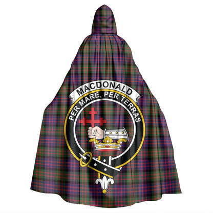 MacDonald Modern Tartan Crest Hooded Cloak