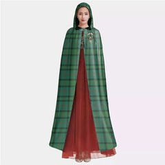 Ross Hunting Ancient Tartan Crest Hooded Cloak