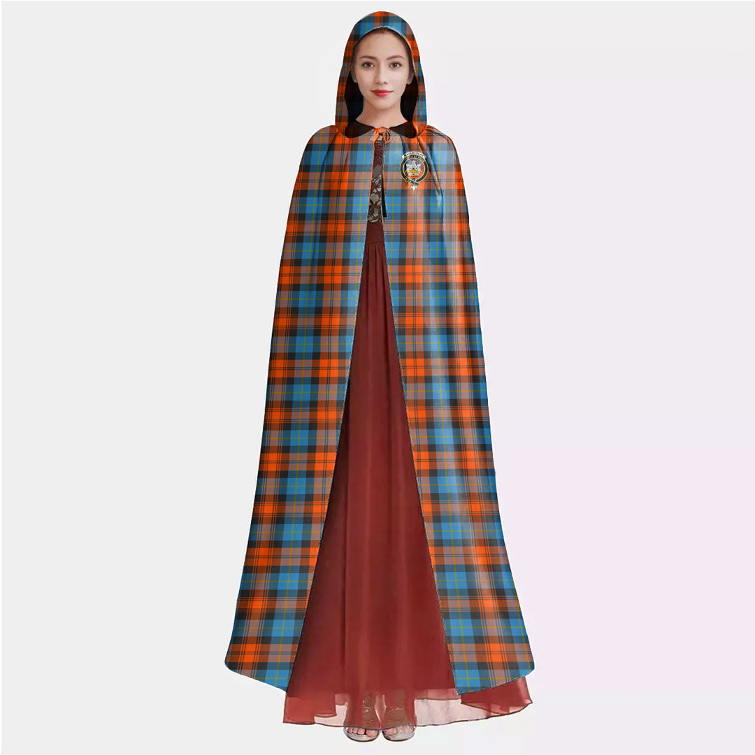 MacLachlan Ancient Tartan Crest Hooded Cloak