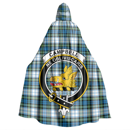 Campbell Dress Ancient Tartan Crest Hooded Cloak