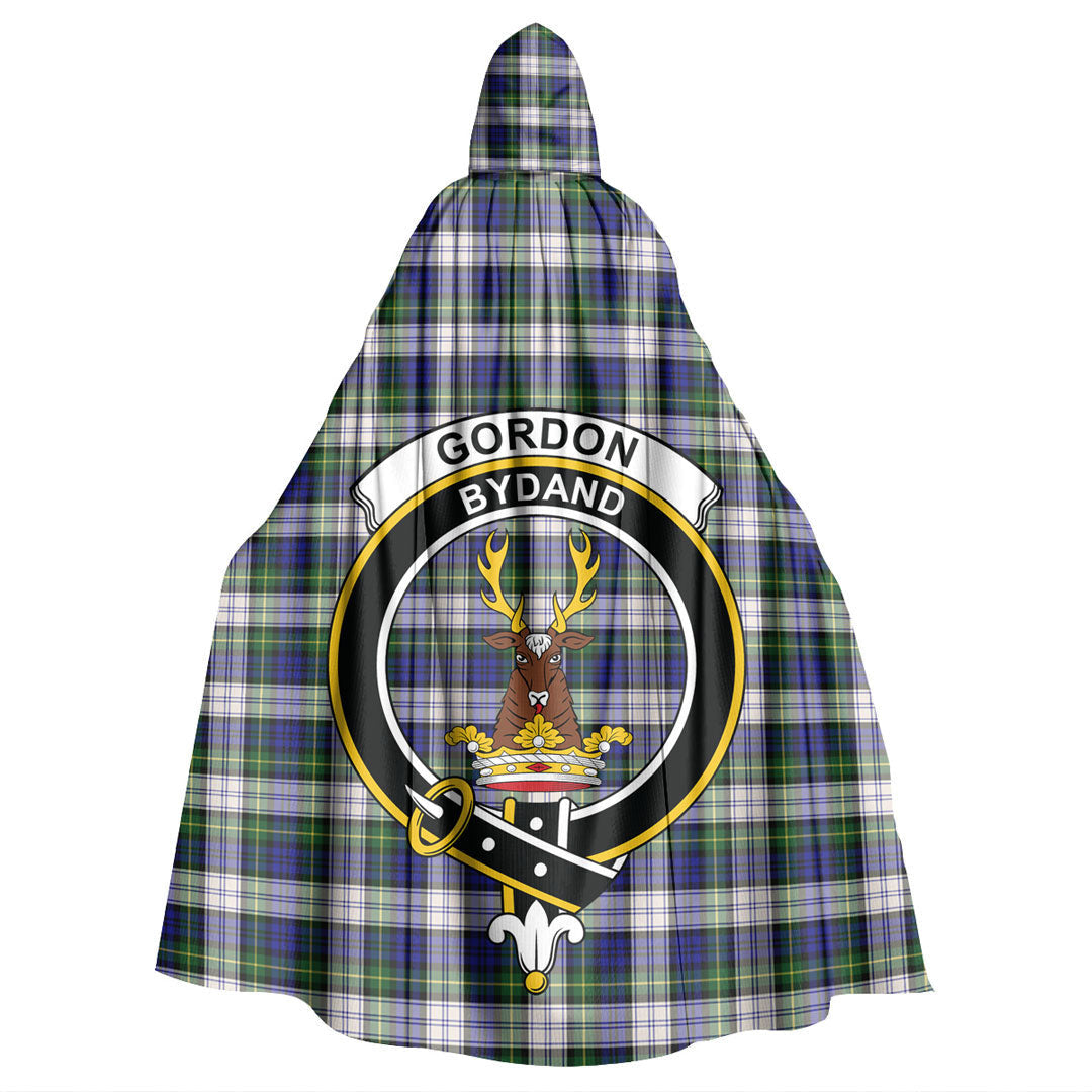 Gordon Dress Modern Tartan Crest Hooded Cloak