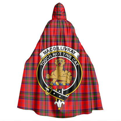 MacGillivray Modern Tartan Crest Hooded Cloak