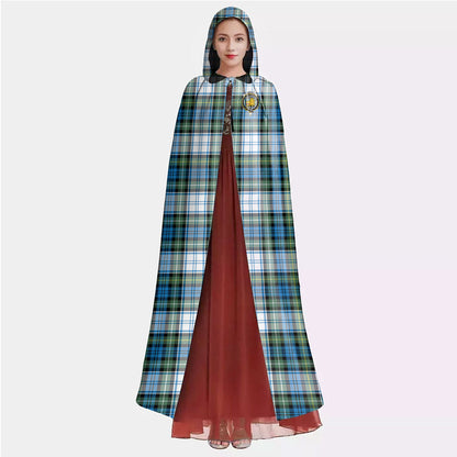 Campbell Dress Ancient Tartan Crest Hooded Cloak